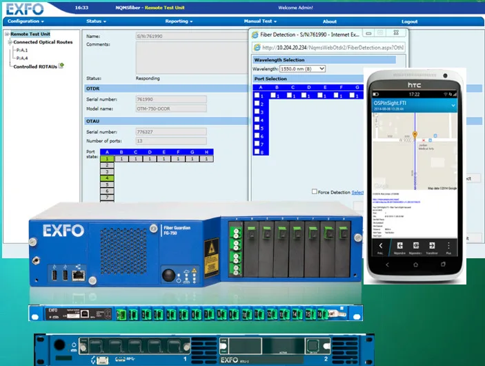 EXFO NOVA FIBER (Monitoreo de FO)